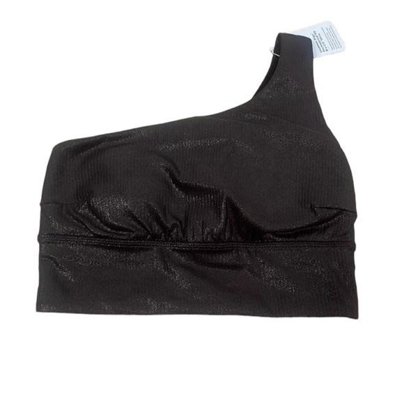 Lululemon Align Asymmetrical Ribbed Bra Light Support Cup A/B Shine Size 2 - Picture 6 of 6